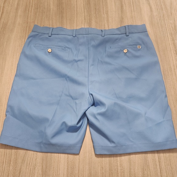 Peter Millar Performance Shorts Mens 38 Blue Crown Sport Golf EB82 - Picture 2 of 8